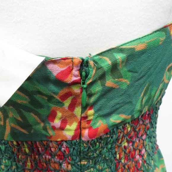 FarmRio Green Pineapple Print Maxi Dress Size S NWT - Picture 7 of 15